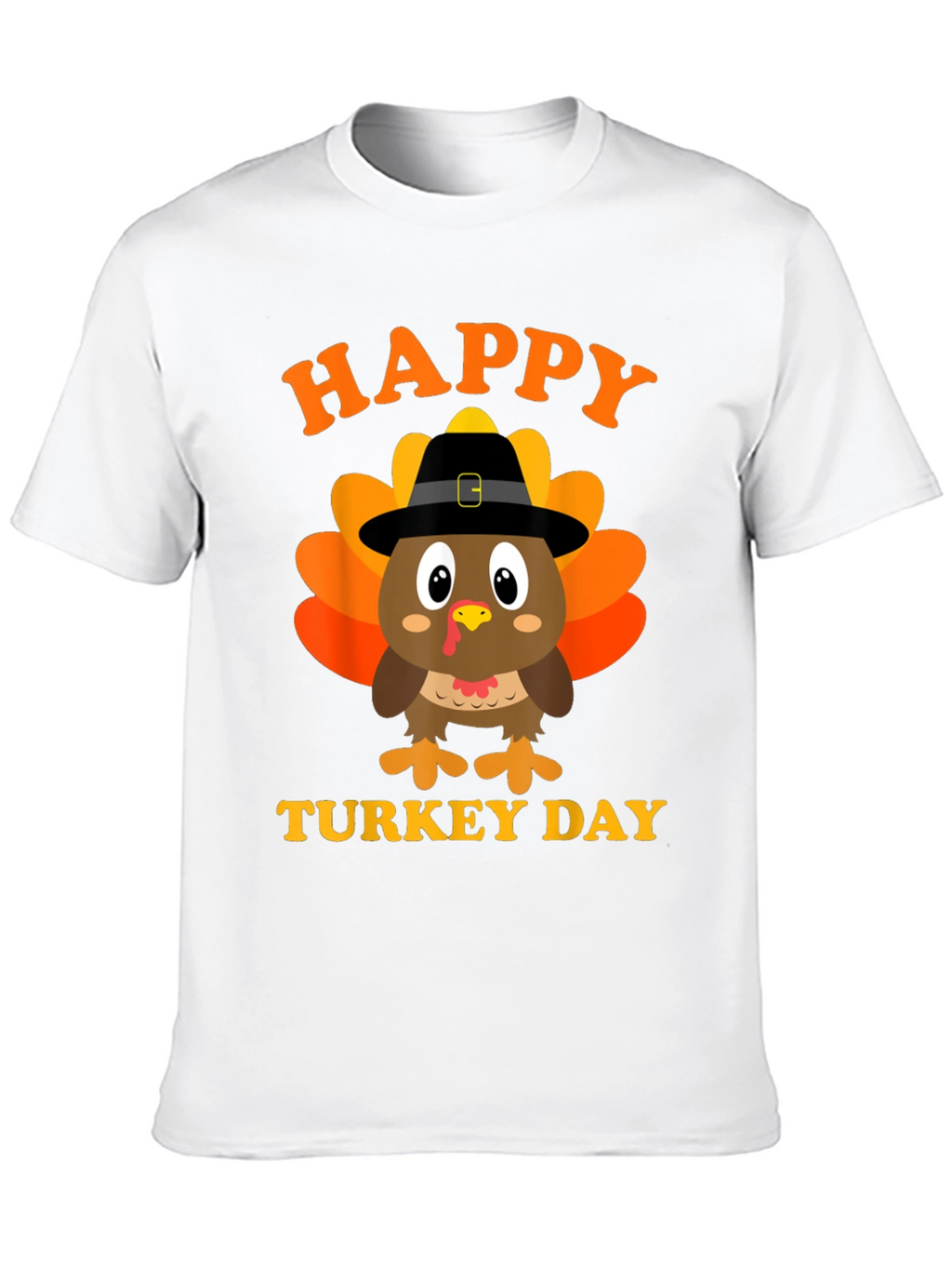 Happy Turkey Day T-Shirt Black Holiday