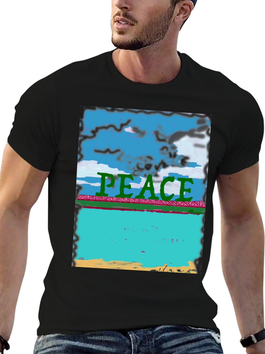 Peace Beach Graphic Tee