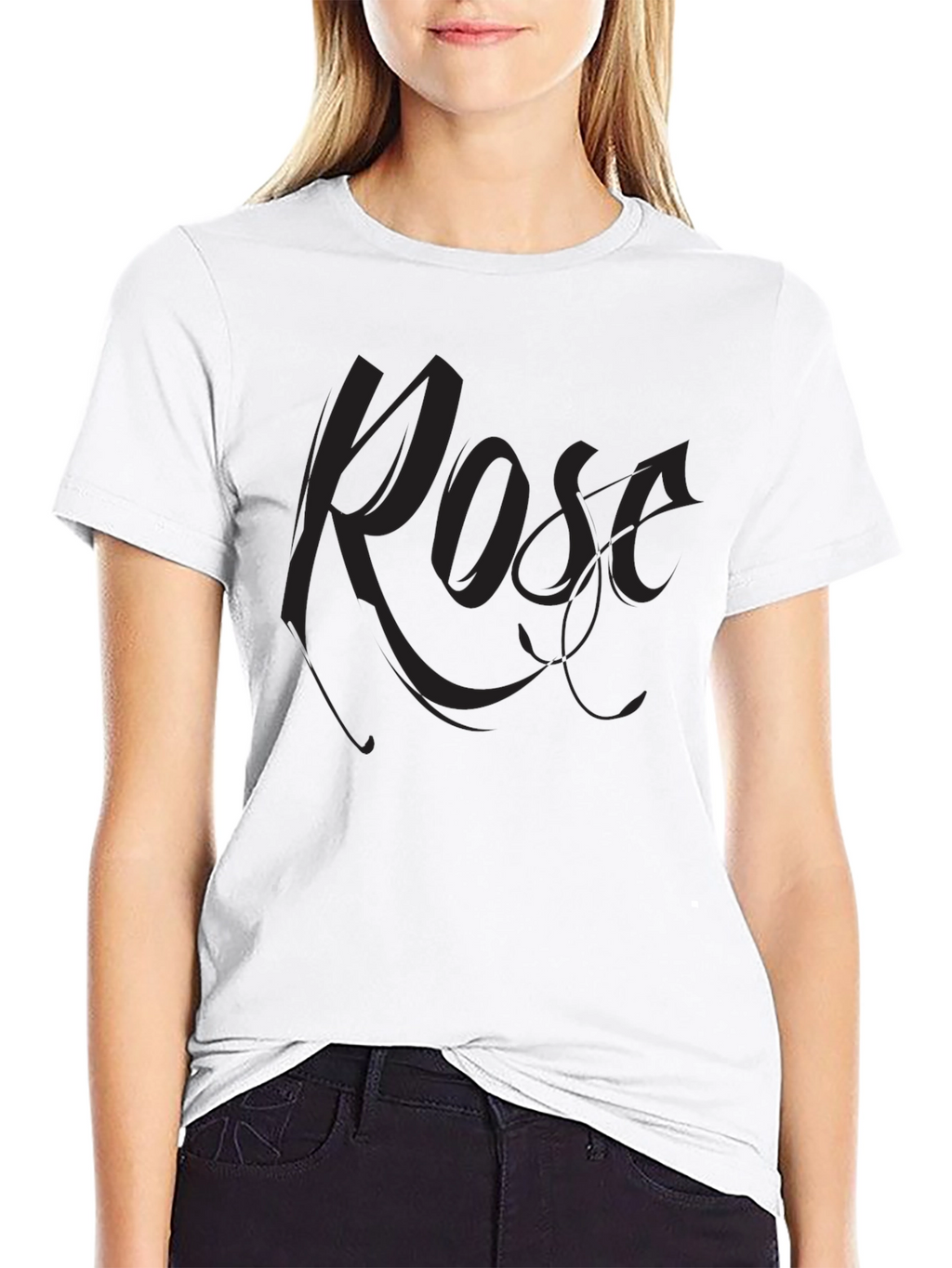 Rose Graphic Print T-Shirt