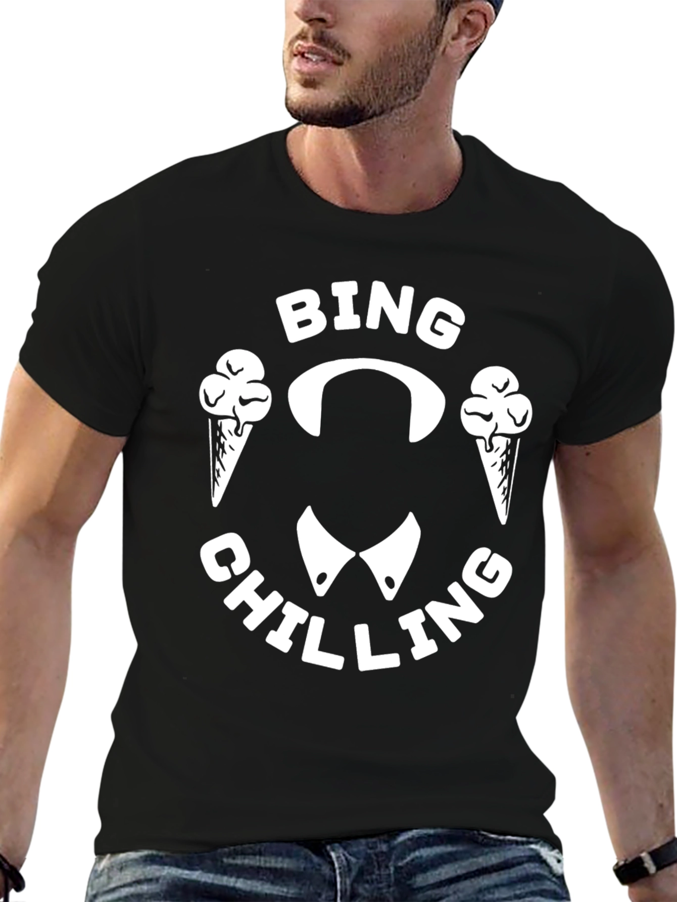Bing Chilling T-Shirt - Funny Graphic Tee