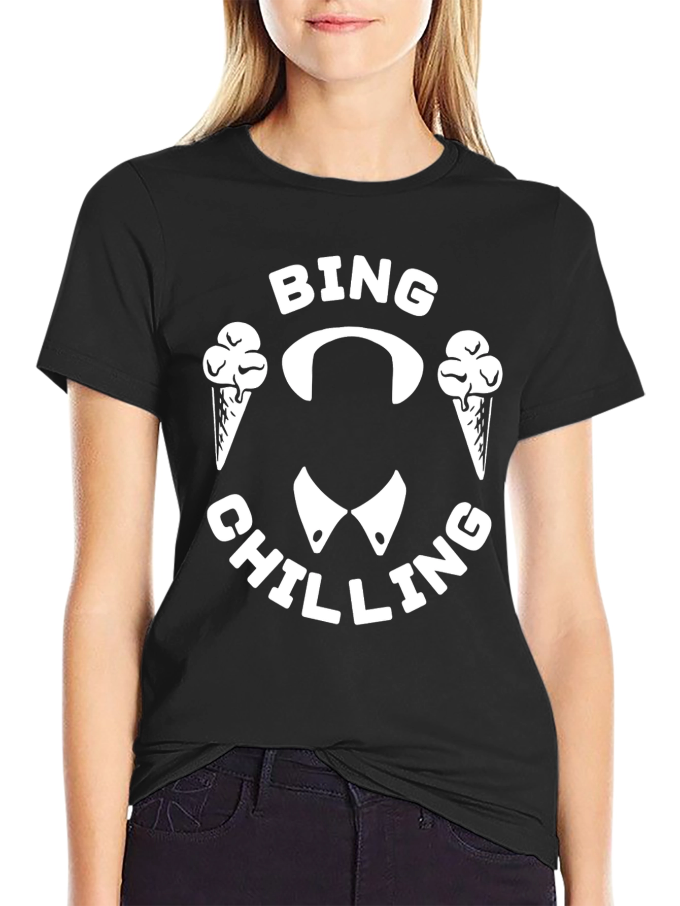 Bing Chilling T-Shirt - Funny Graphic Tee