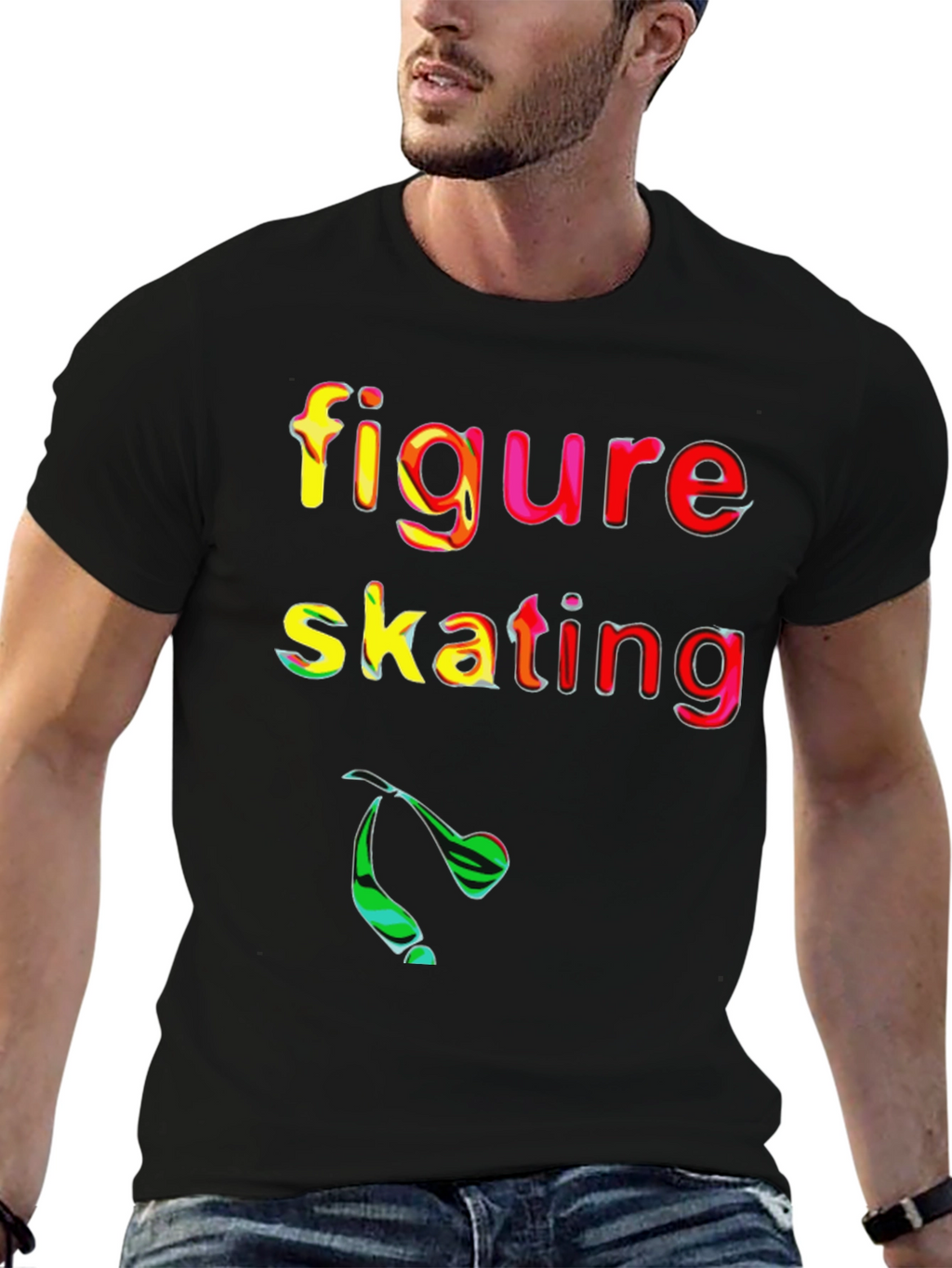 Figure Skating Graphic T-Shirt