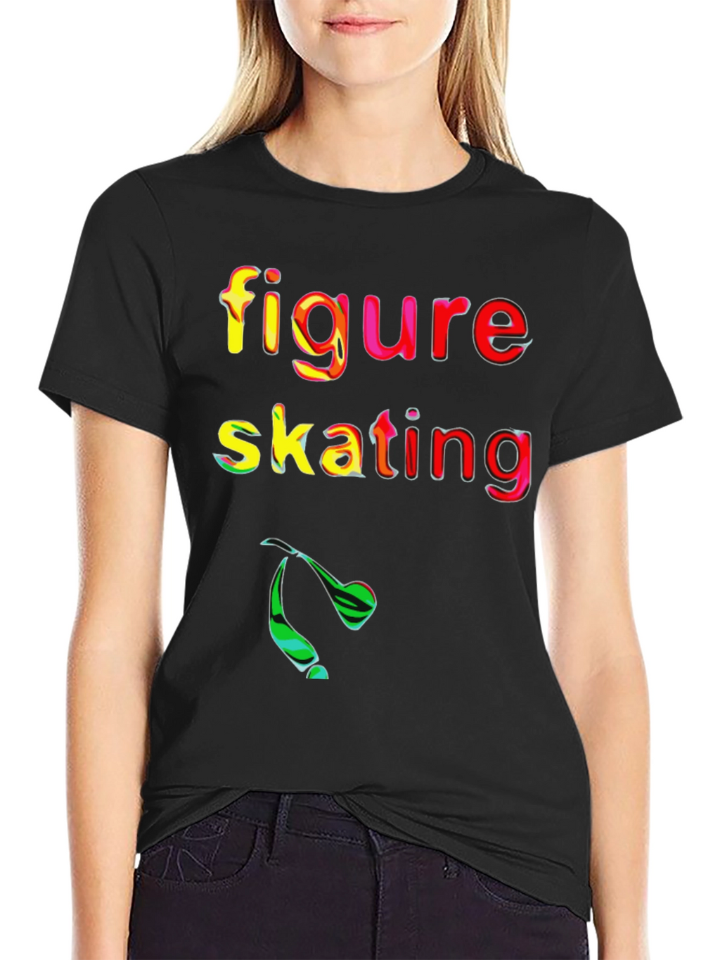Figure Skating Graphic T-Shirt