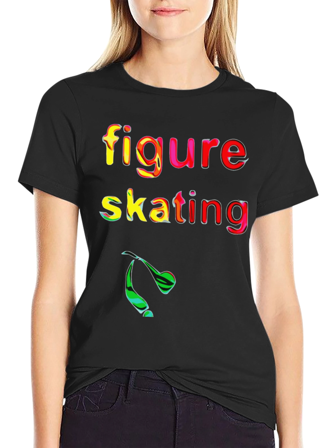 Figure Skating Graphic T-Shirt