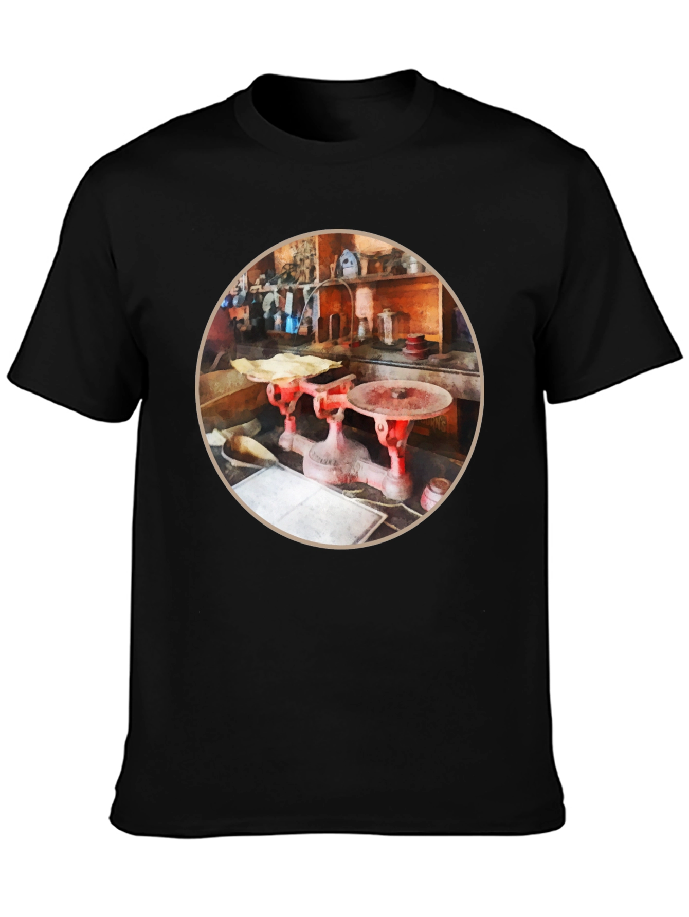 Vintage Scale Graphic Tee - Unique Style