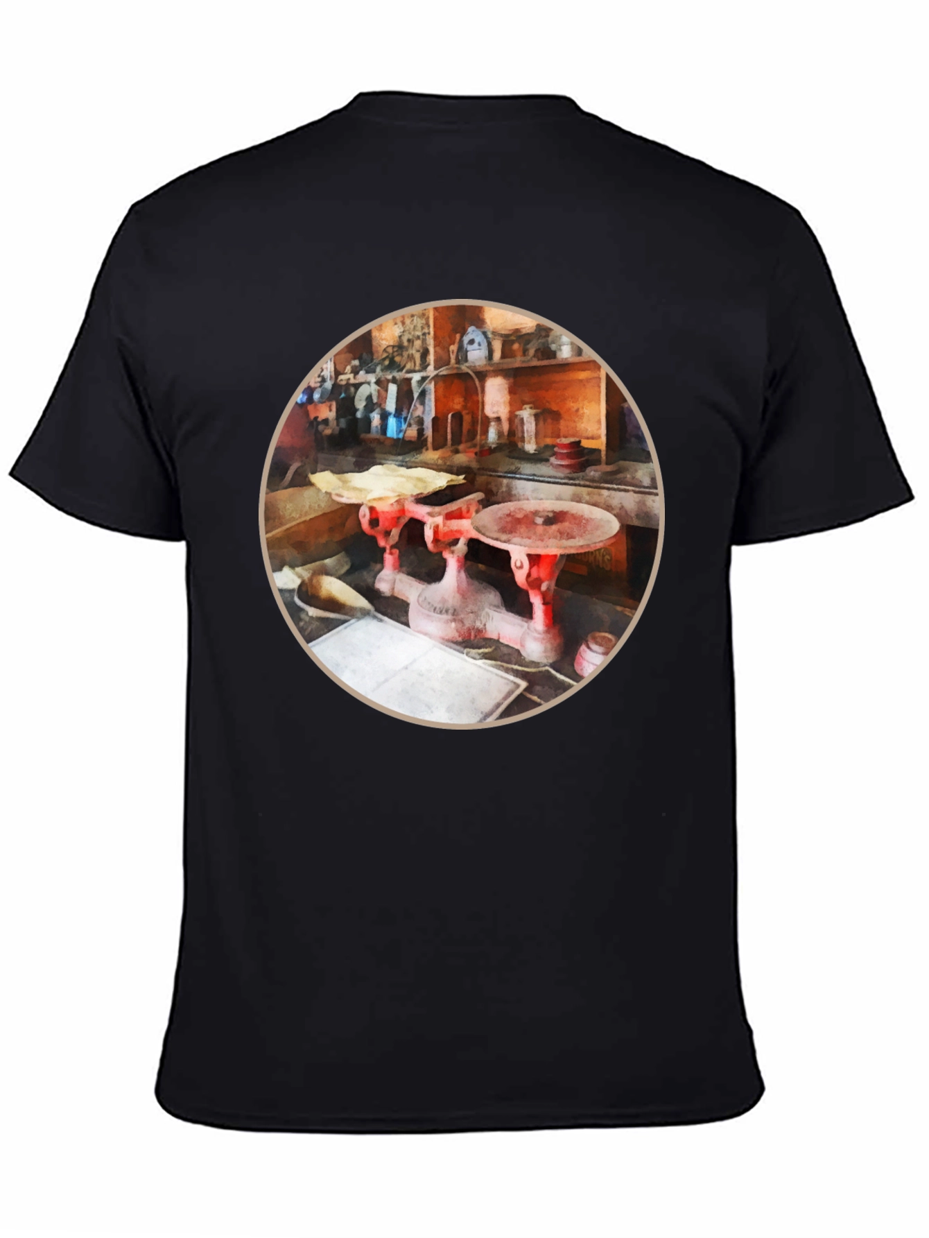 Vintage Scale Graphic Tee - Unique Style