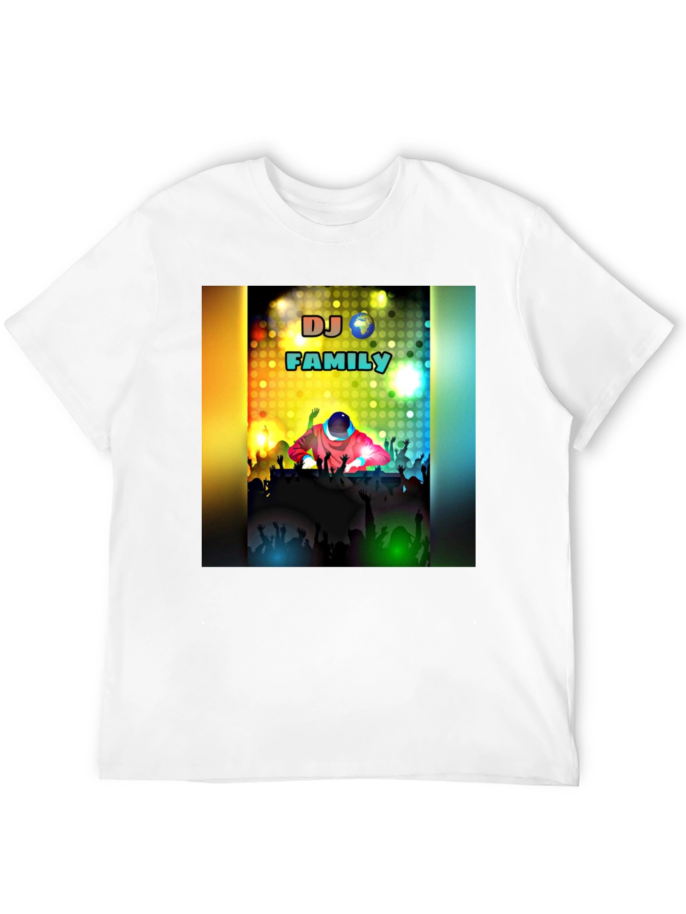 DJ Family Black T-Shirt - Music Lover Apparel