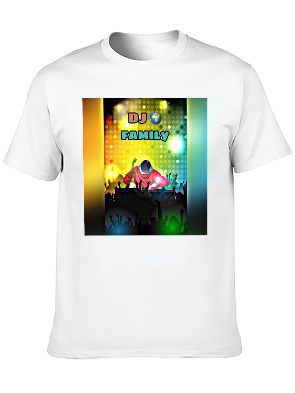 DJ Family Black T-Shirt - Music Lover Apparel