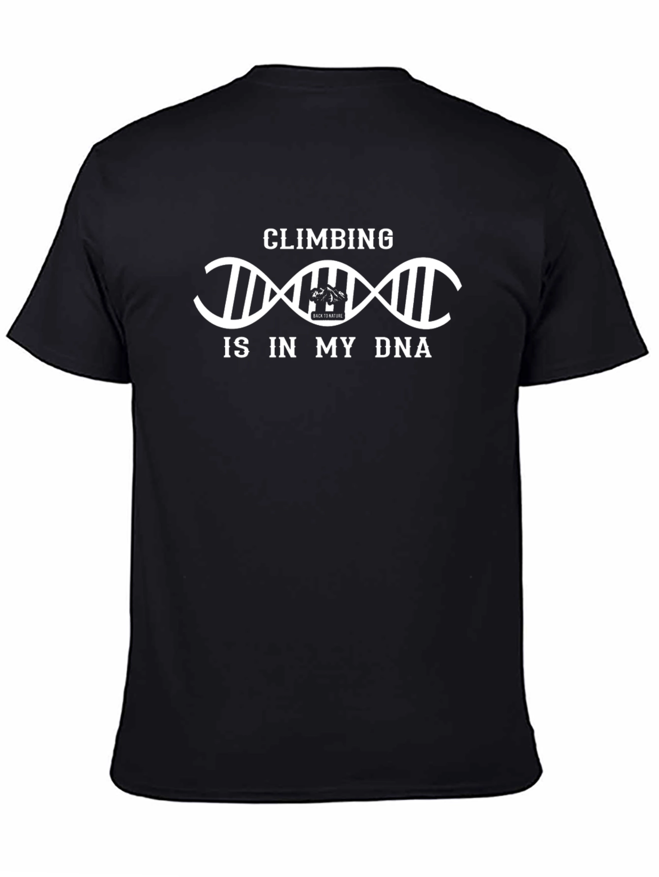 Climbing is in My DNA T-Shirt - Black