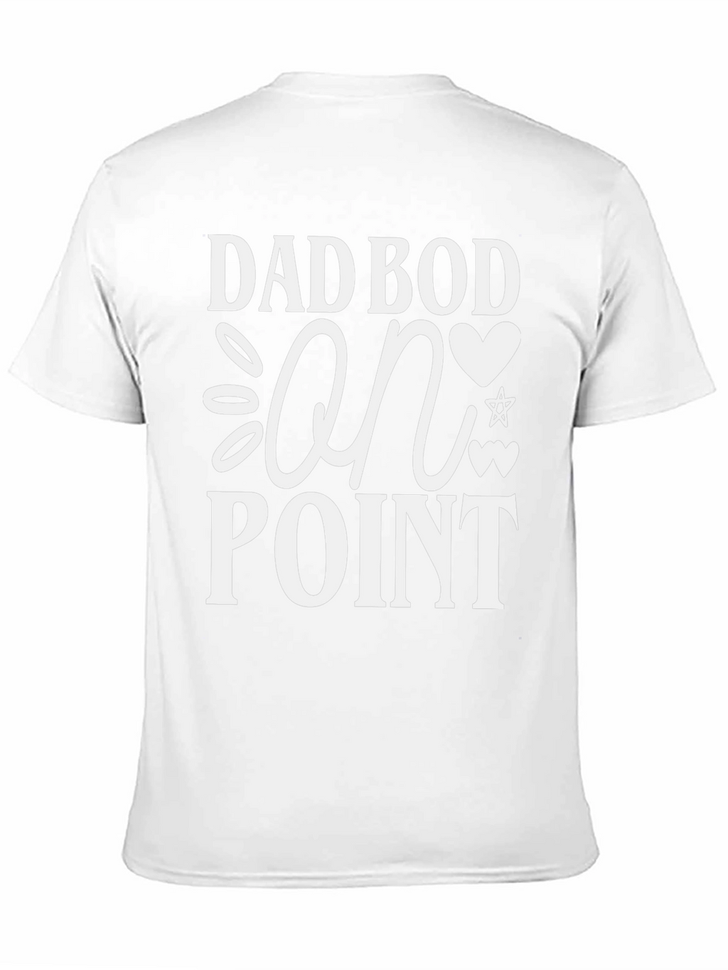 Dad Bod On Point Graphic Tee - Black