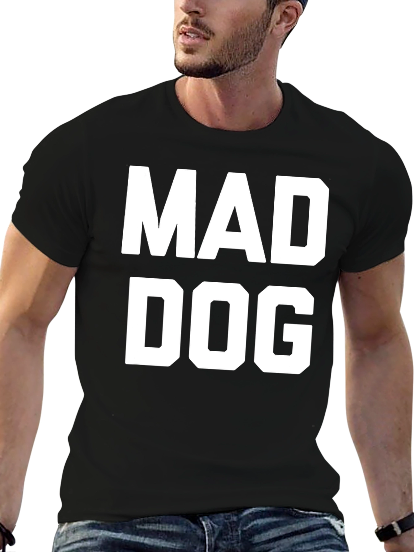 Mad Dog T-Shirt - Bold Graphic Tee for Casual Wear