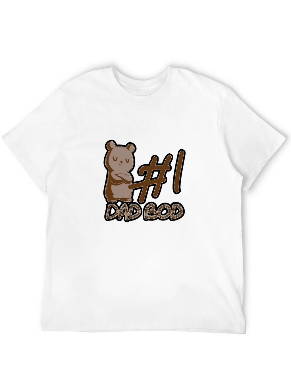 Dad Bod Bear T-Shirt - Funny Graphic Tee