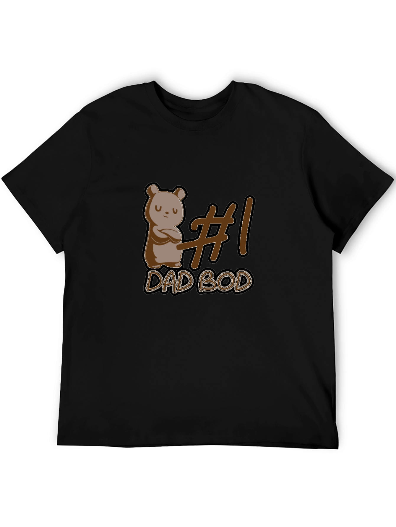 Dad Bod Bear T-Shirt - Funny Graphic Tee