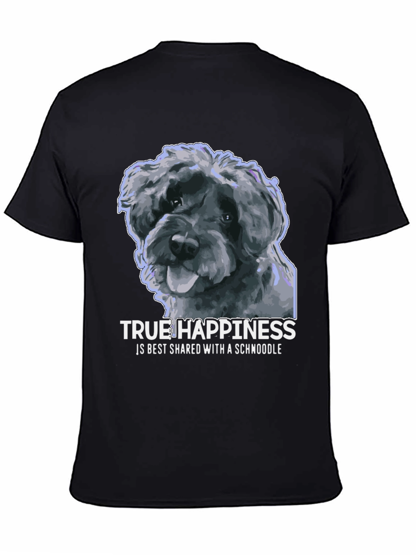 Schnoodle Happiness T-Shirt - Dog Lover Tee