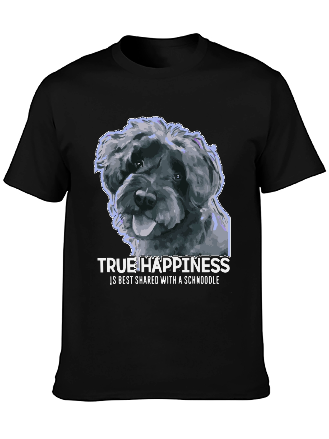 Schnoodle Happiness T-Shirt - Dog Lover Tee