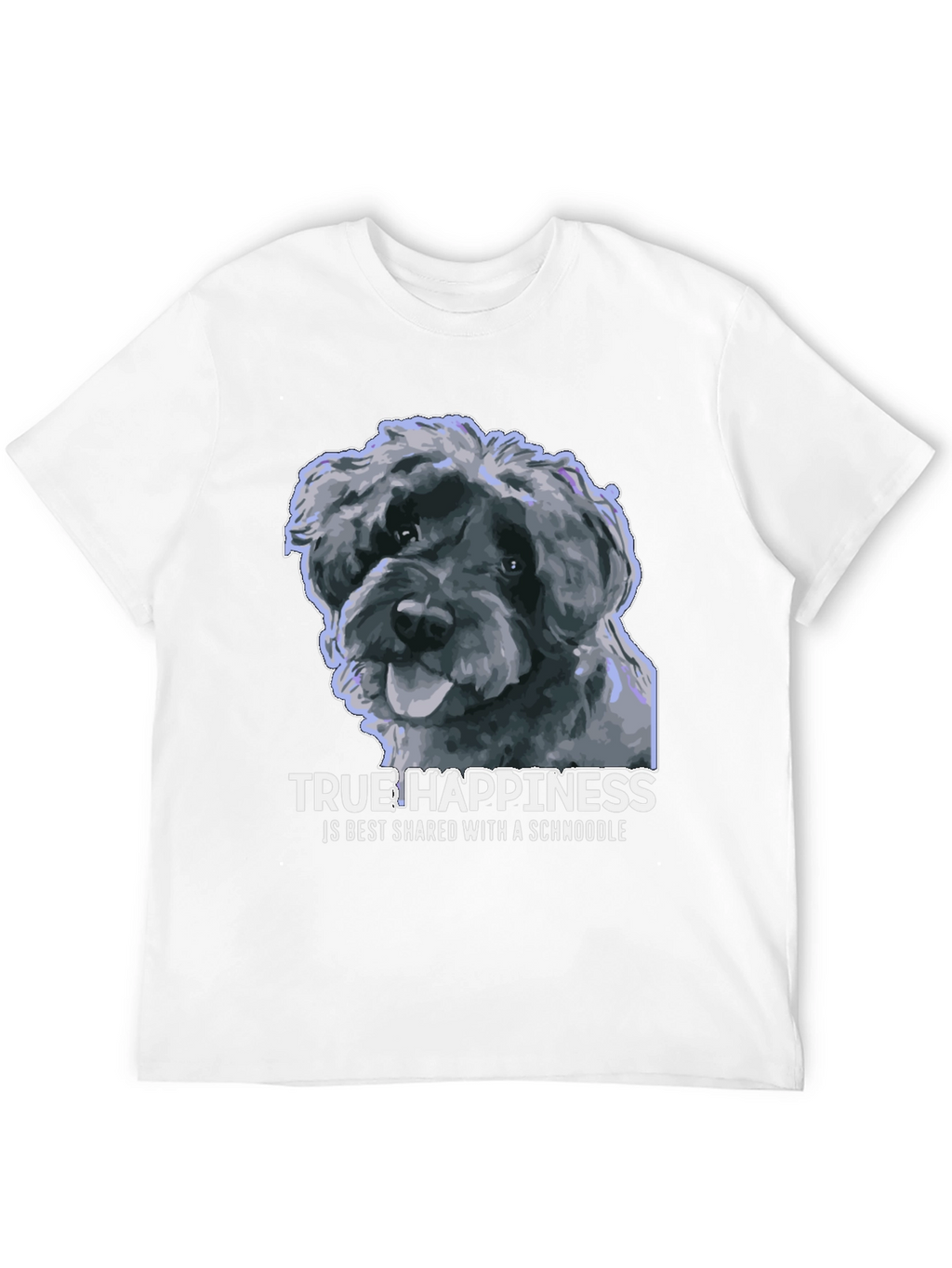 Schnoodle Happiness T-Shirt - Dog Lover Tee