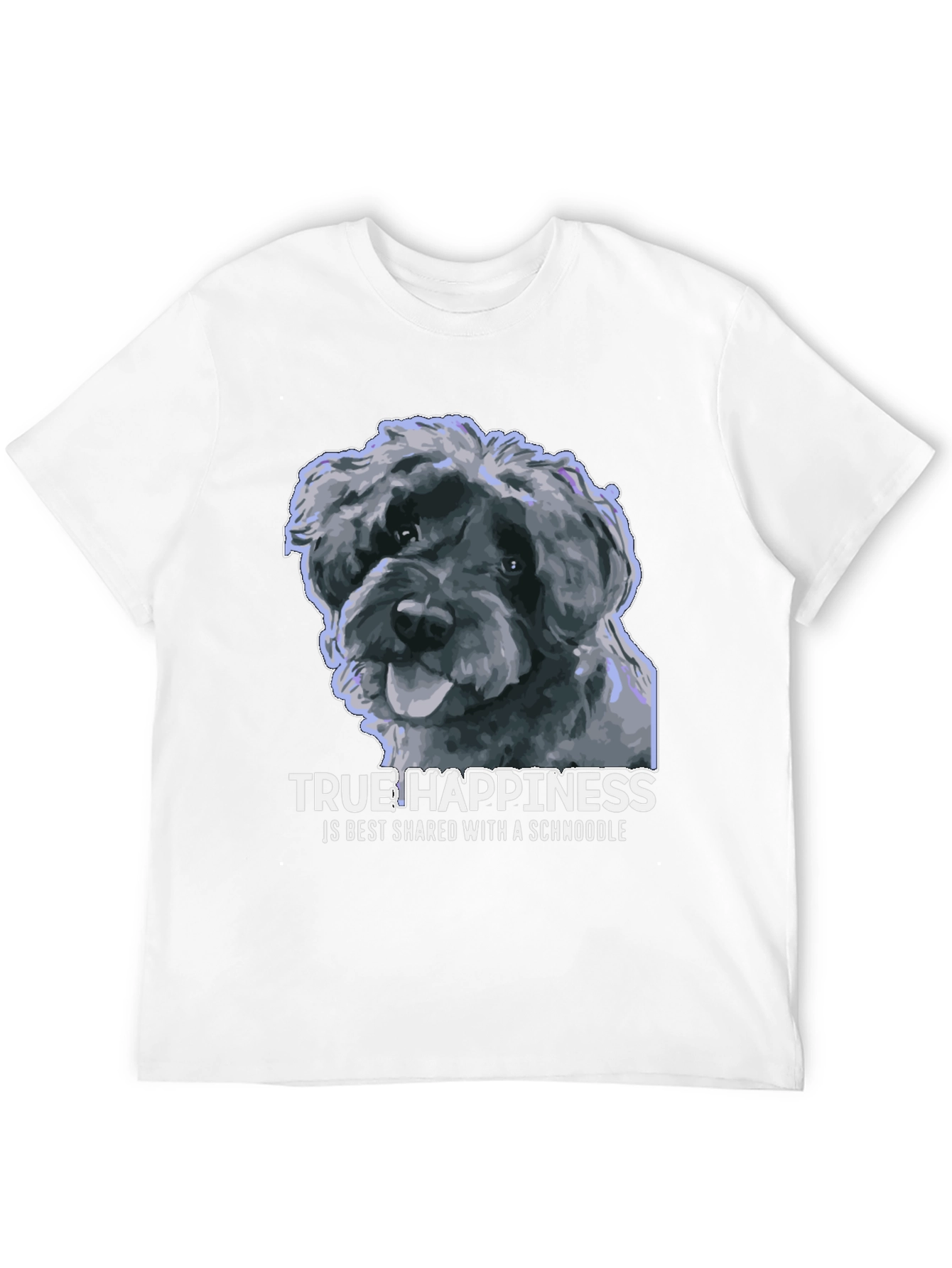 Schnoodle Happiness T-Shirt - Dog Lover Tee