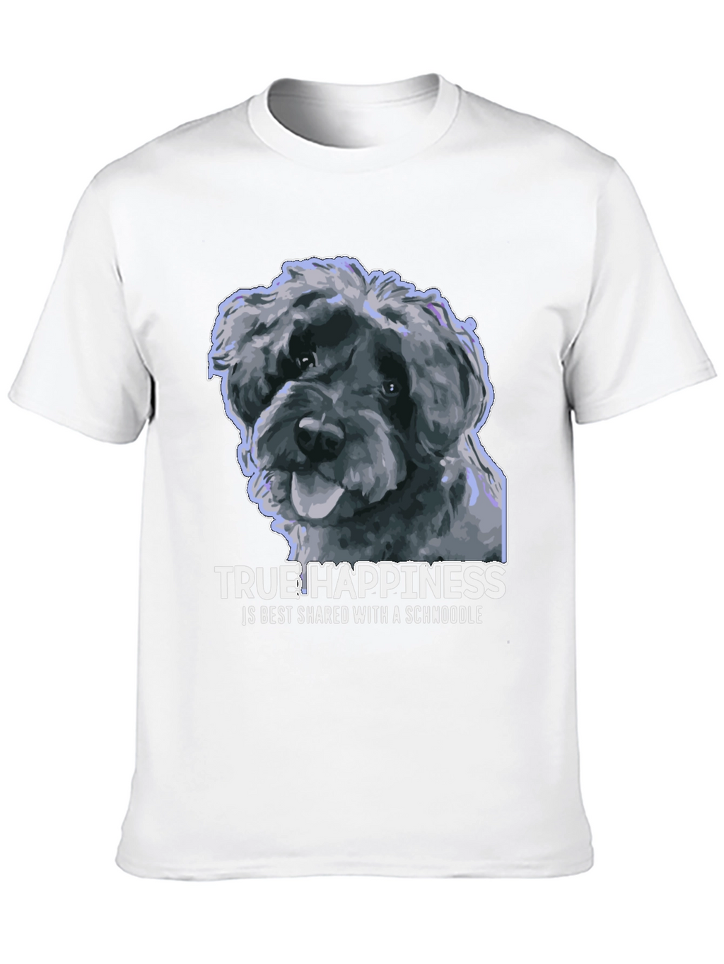 Schnoodle Happiness T-Shirt - Dog Lover Tee