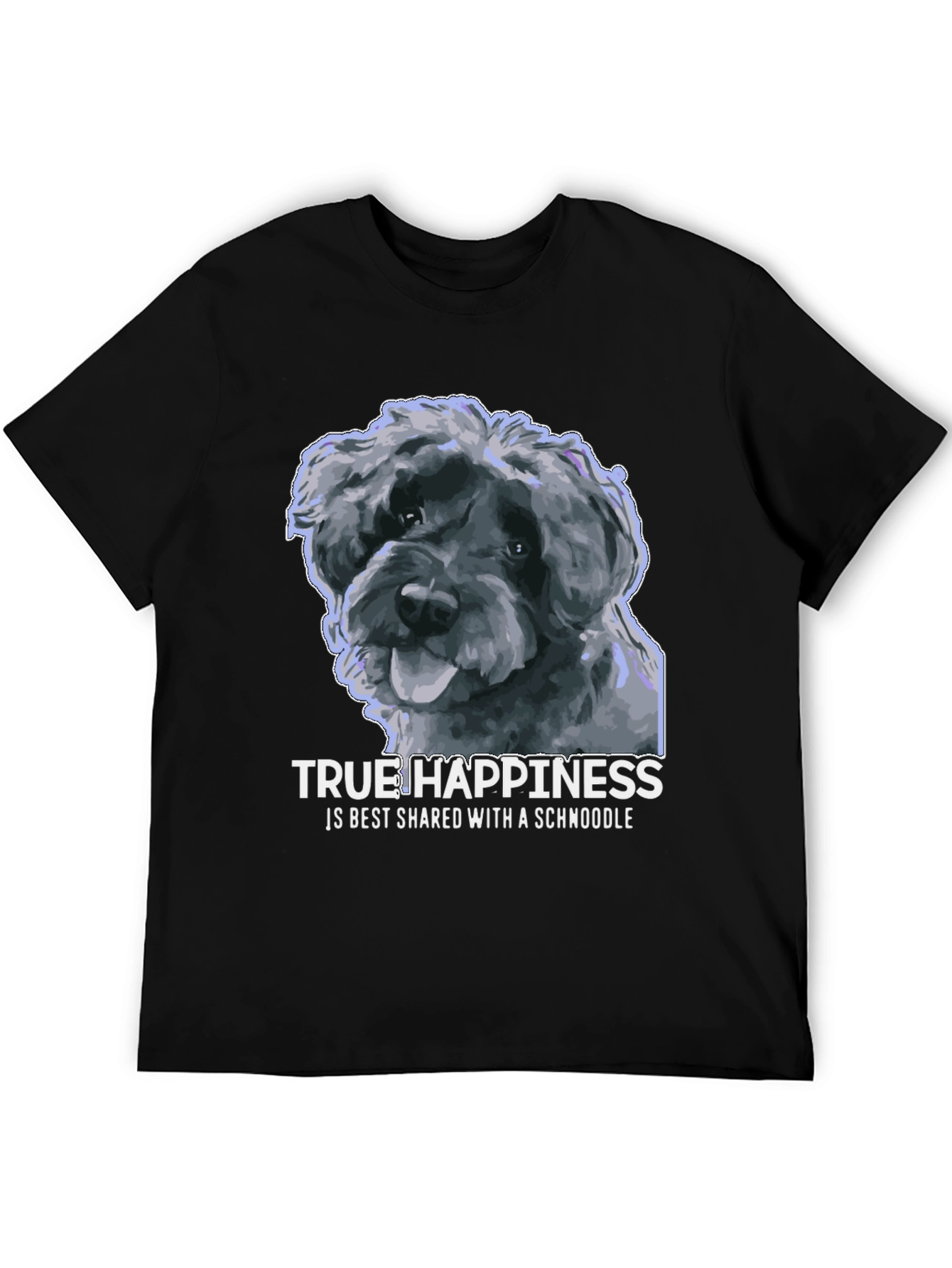 Schnoodle Happiness T-Shirt - Dog Lover Tee