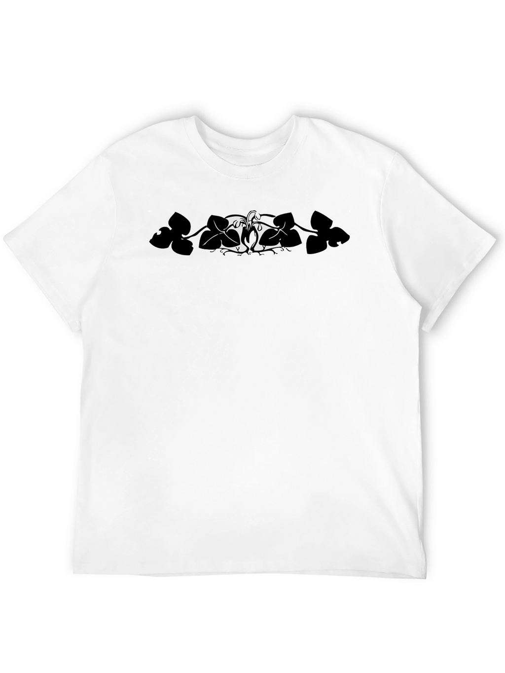 Black T-Shirt with Raccoon Design