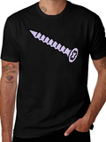 Screw Graphic T-Shirt - Black Cotton Tee