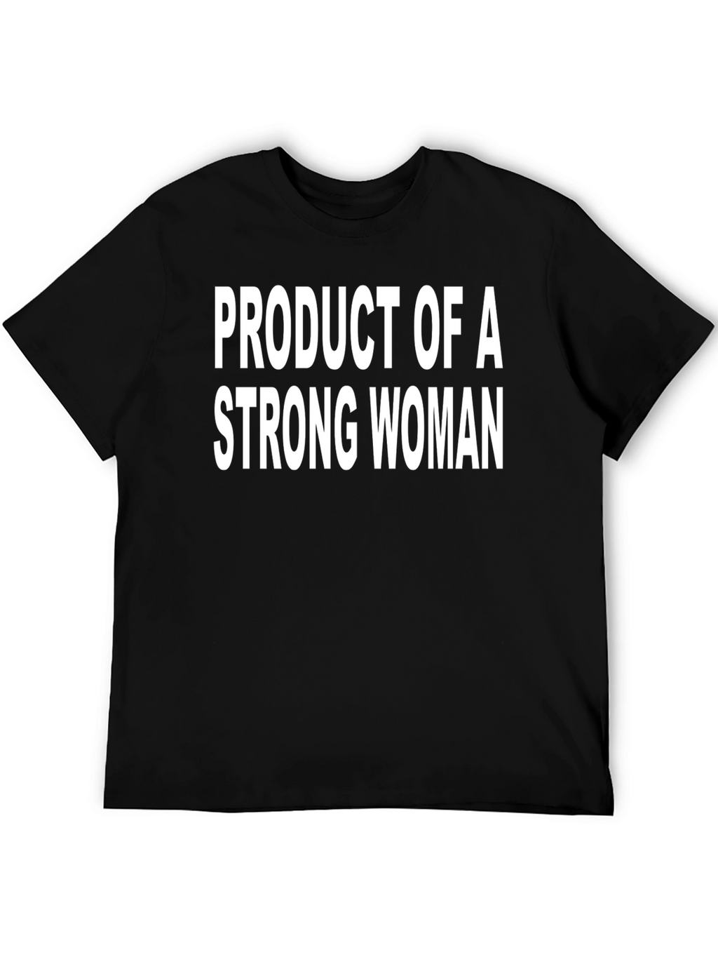 Product of a Strong Woman Black Graphic Tee