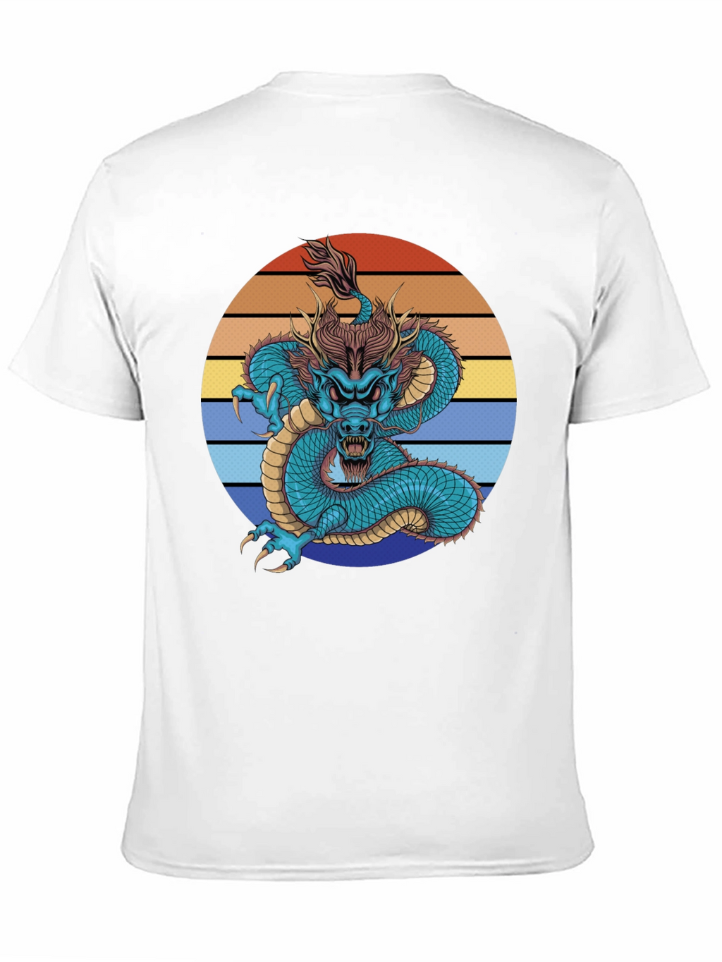 Dragon Graphic Tee - Black Short Sleeve Shirt