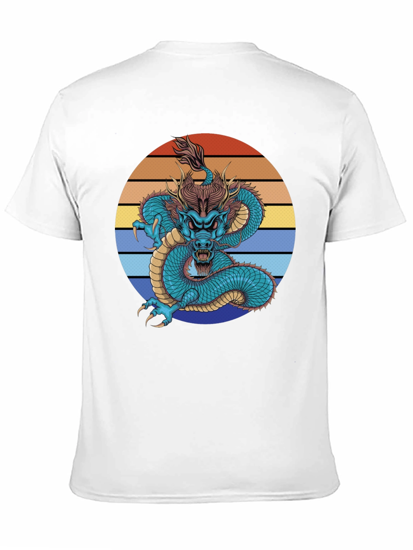 Dragon Graphic Tee - Black Short Sleeve Shirt