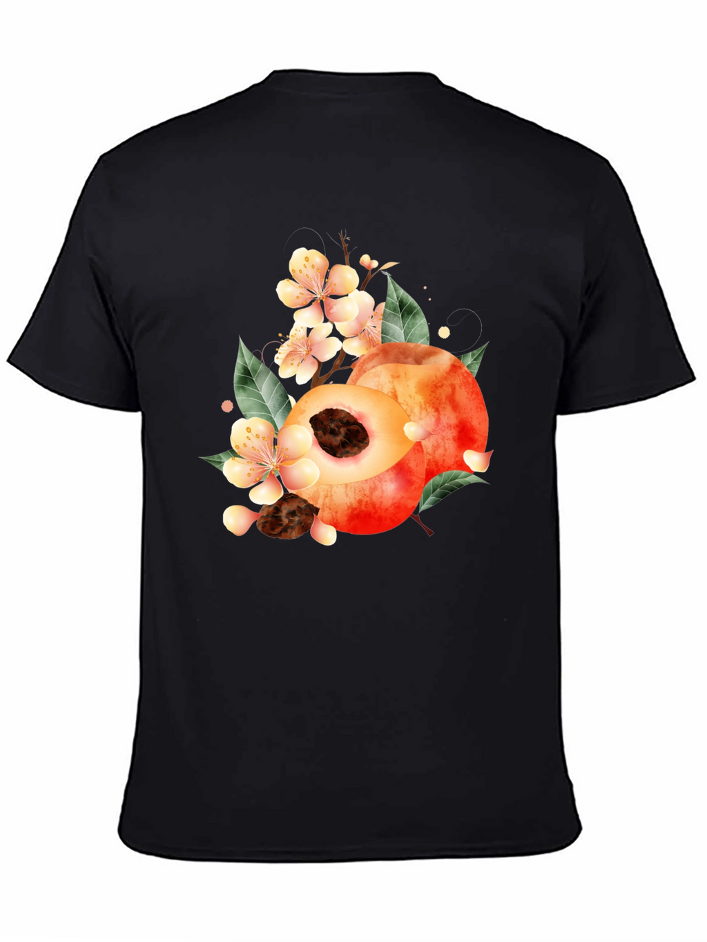 Peach Blossom Graphic T-Shirt