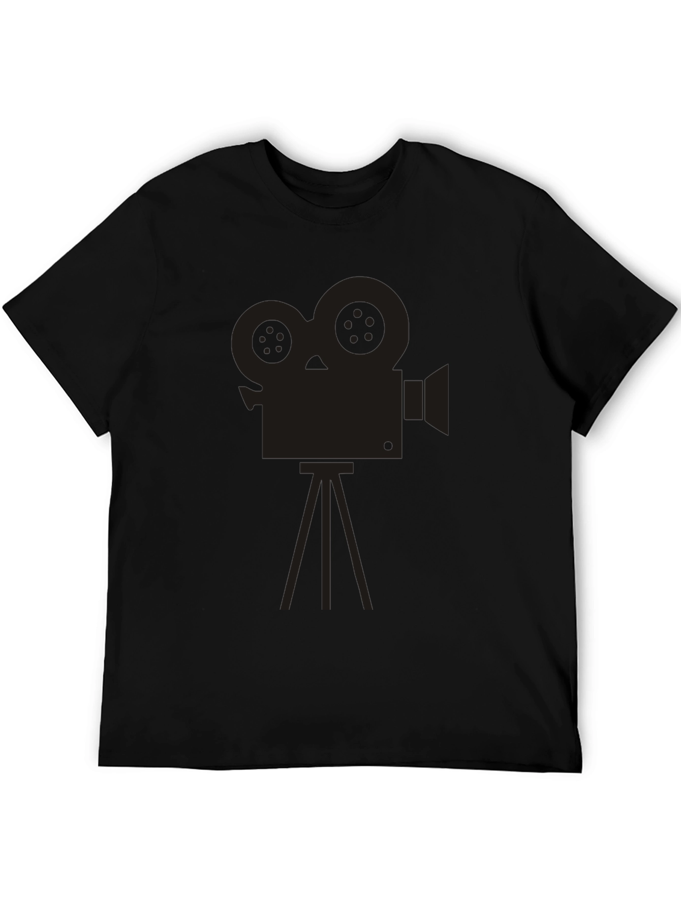Vintage Camera Graphic Tee - Classic Movie Lover Shirt