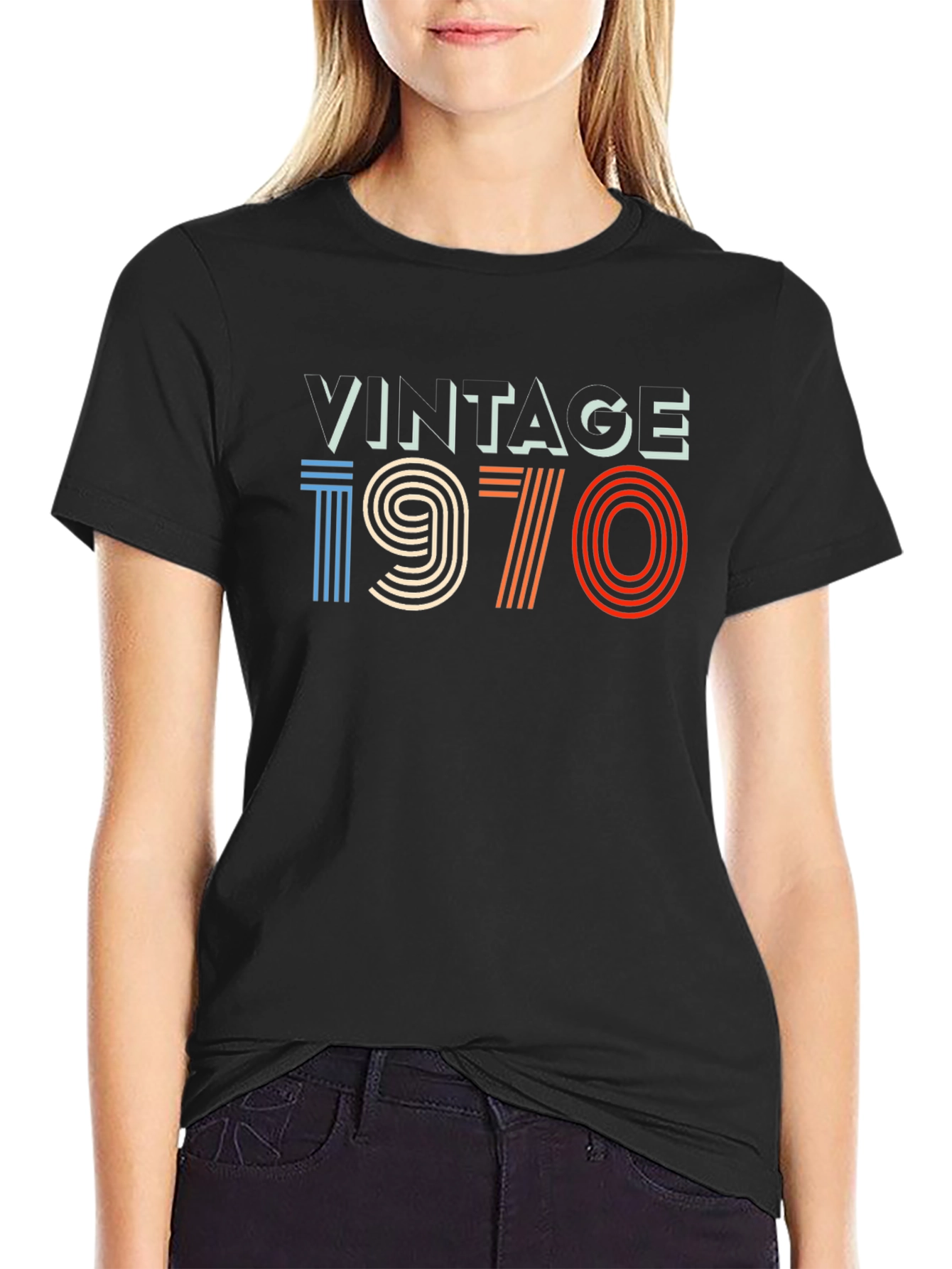 Vintage 1970 Graphic Tee - Retro Style T-Shirt