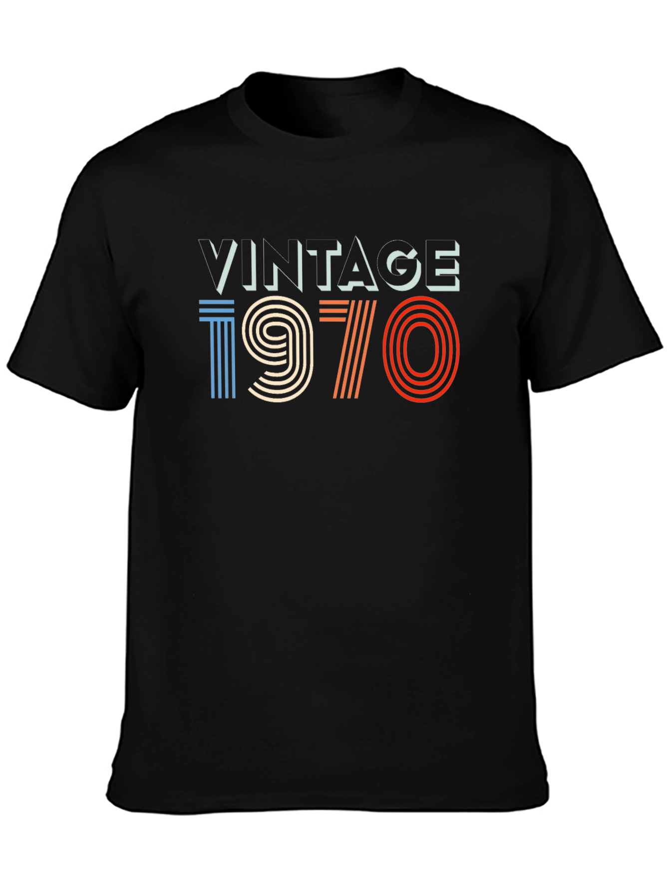 Vintage 1970 Graphic Tee - Retro Style T-Shirt