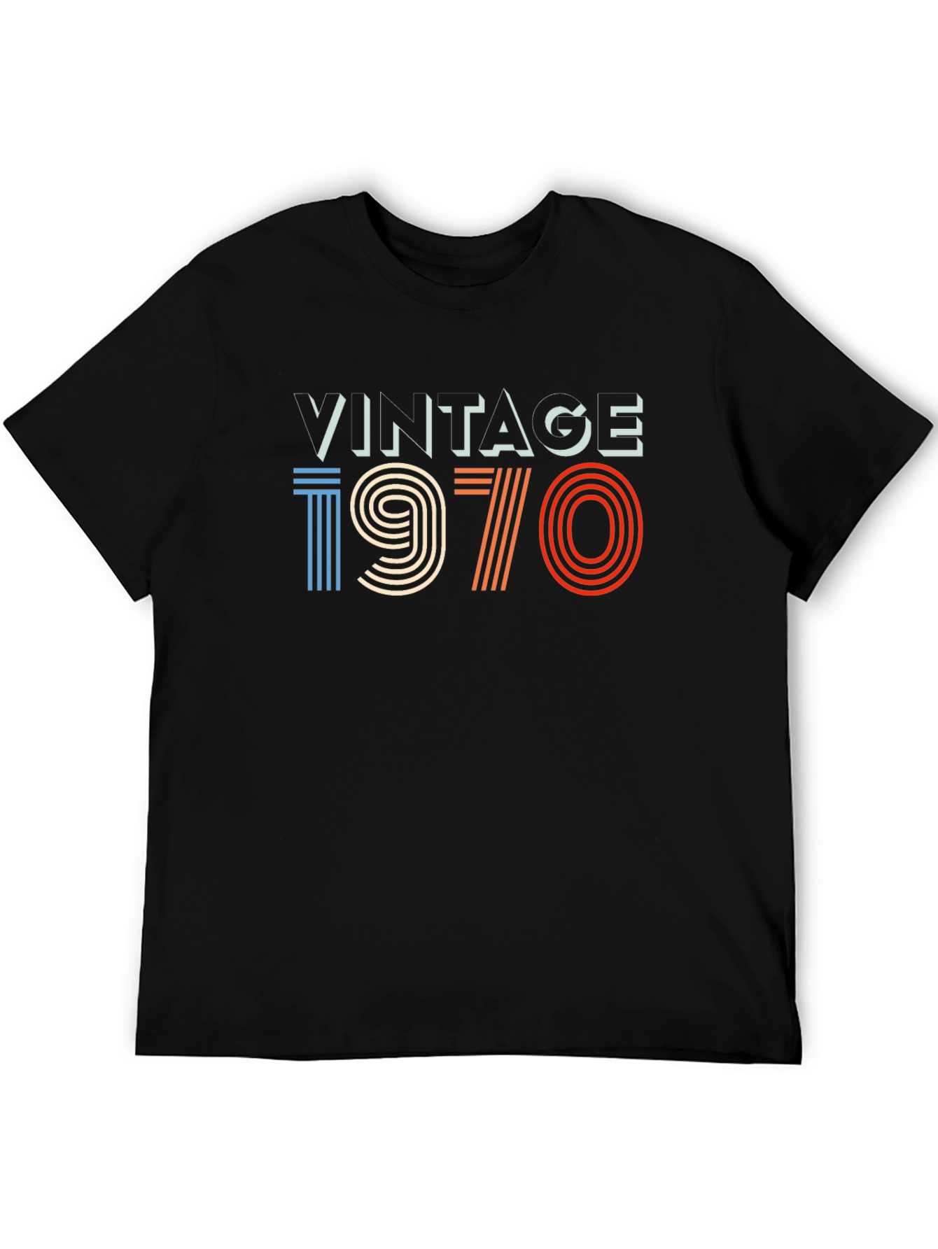 Vintage 1970 Graphic Tee - Retro Style T-Shirt
