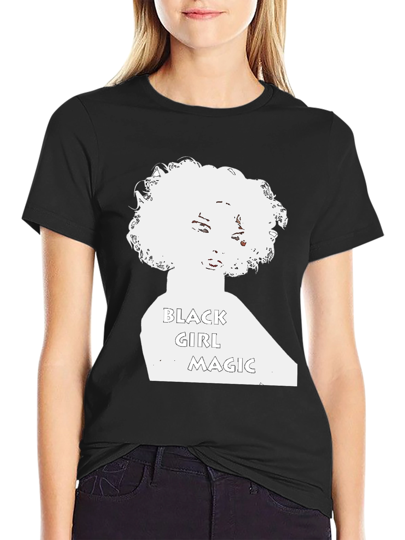 Black Girl Magic Graphic Tee - Stylish Statement Shirt