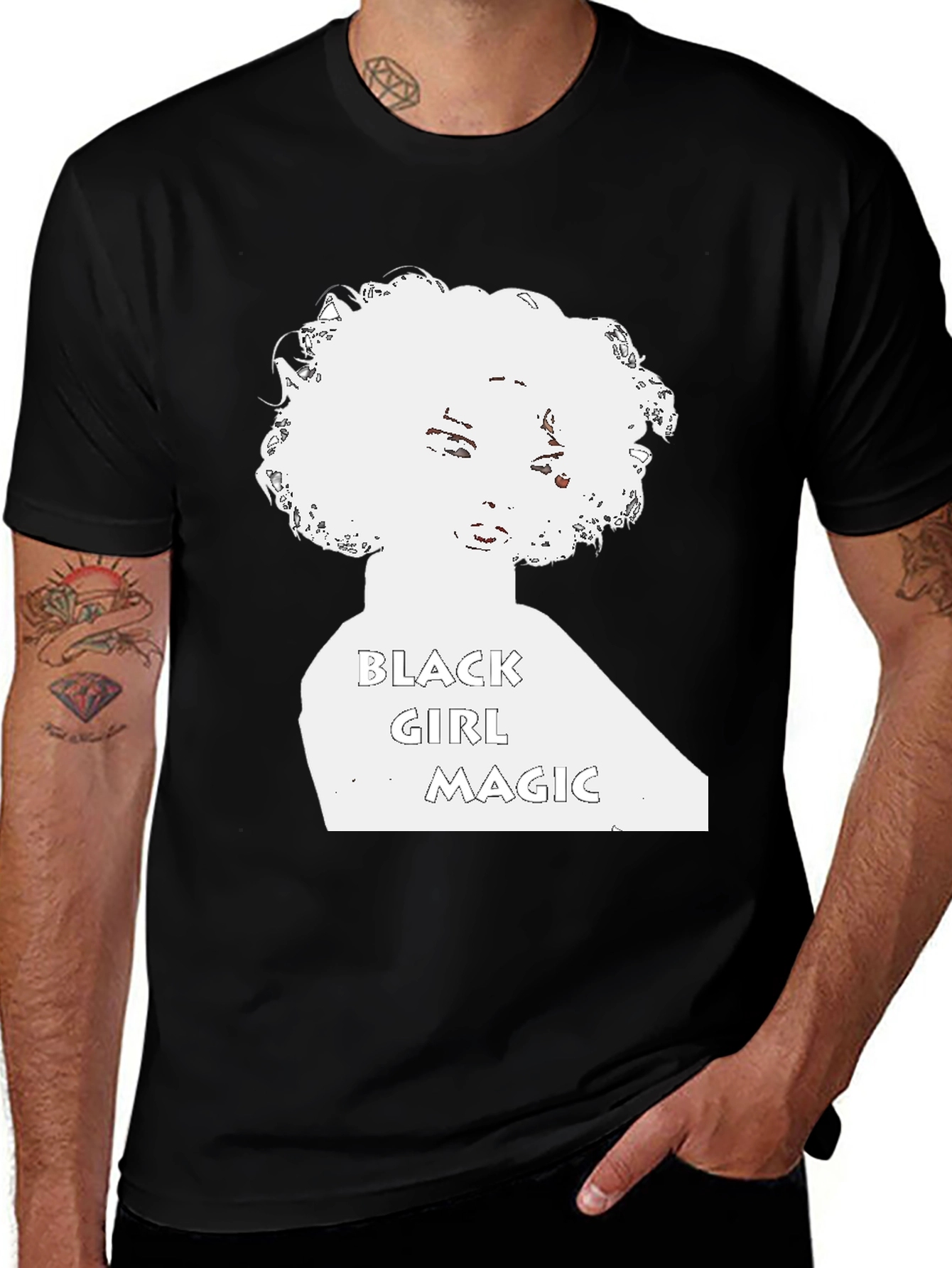 Black Girl Magic Graphic Tee - Stylish Statement Shirt