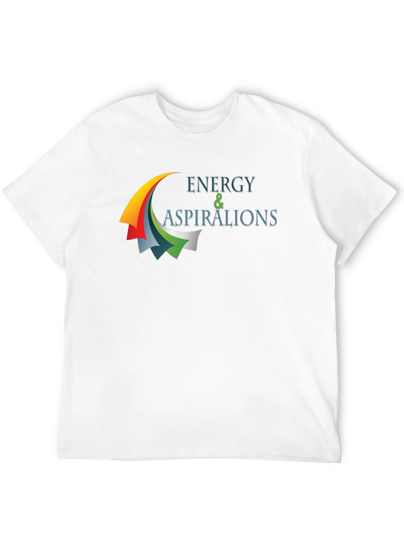 Energy & Aspirations Black Graphic T-Shirt