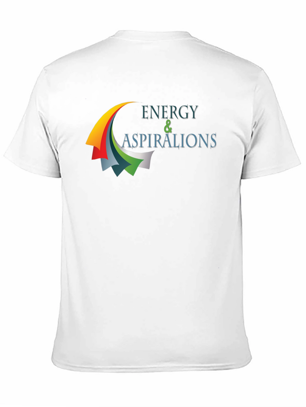 Energy & Aspirations Black Graphic T-Shirt