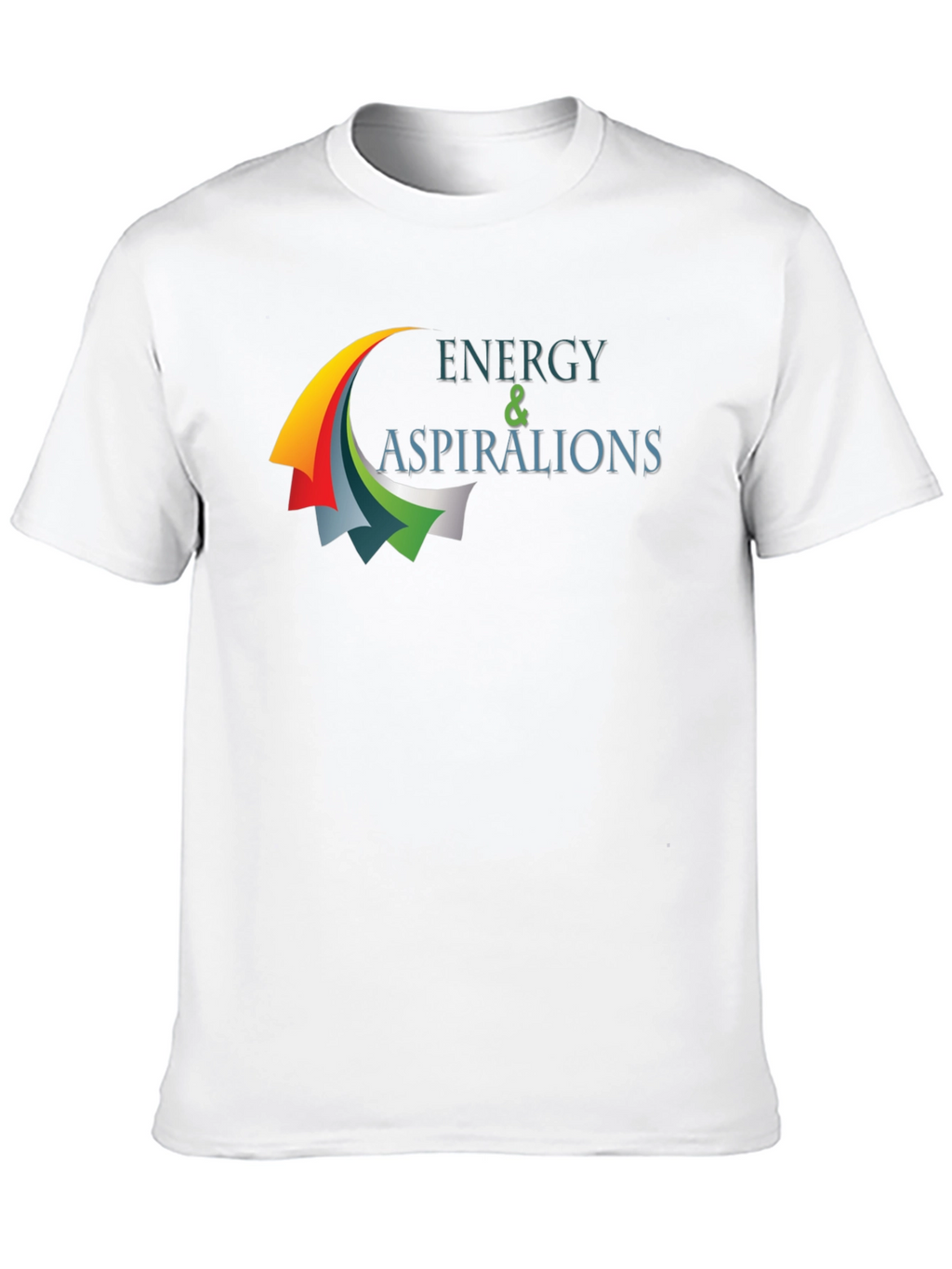 Energy & Aspirations Black Graphic T-Shirt