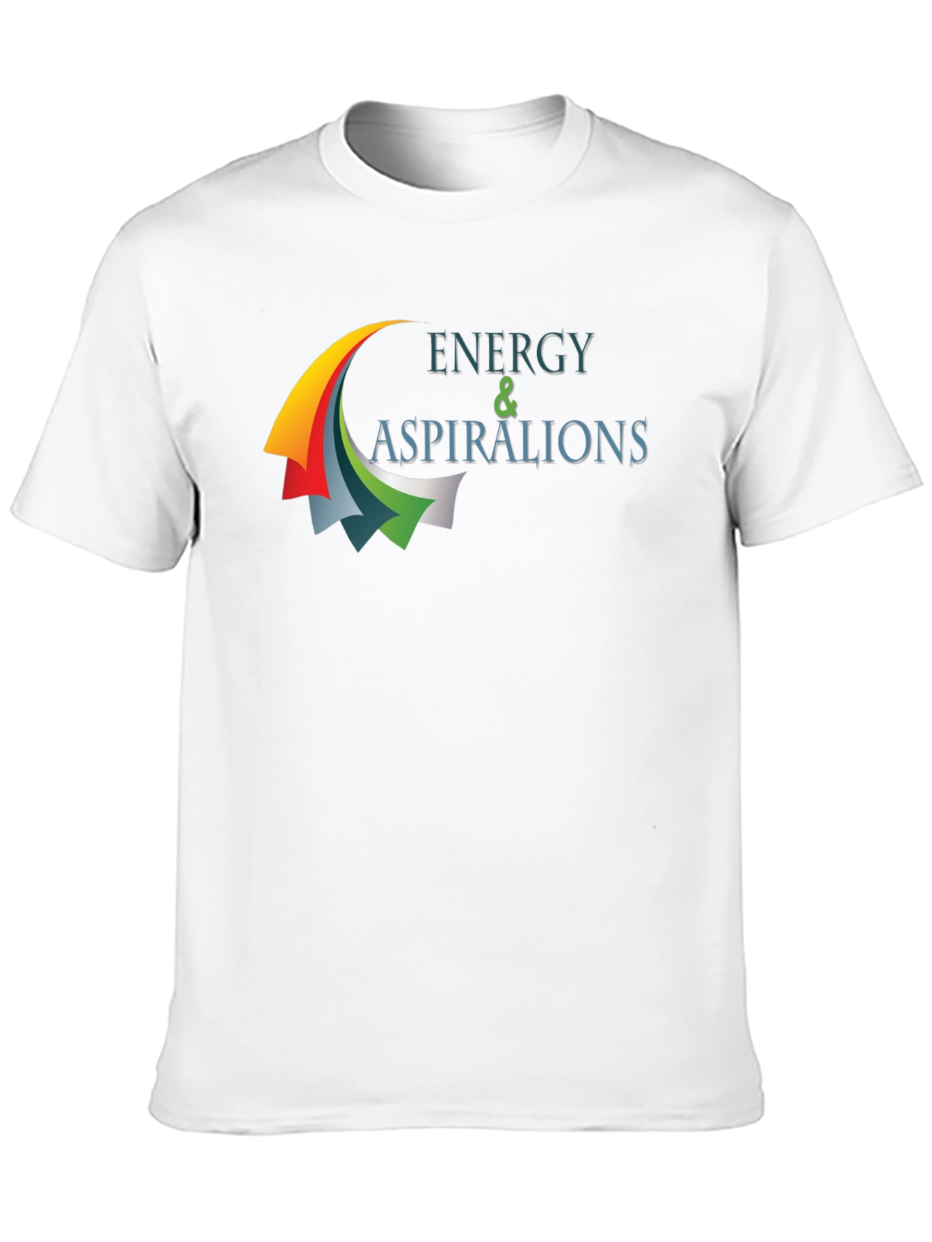 Energy & Aspirations Black Graphic T-Shirt