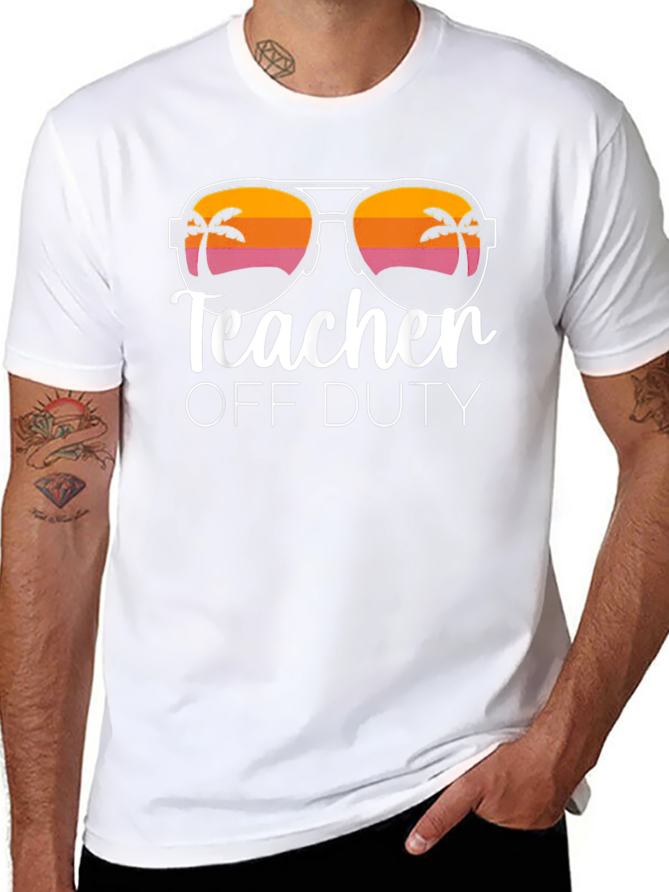 Teacher Off Duty Graphic T-Shirt