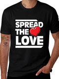 Spread the Love Graphic Tee - Black