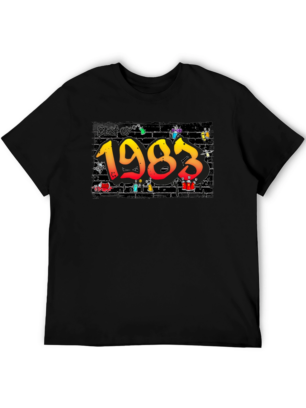 Best of 1983 Black Graphic Tee