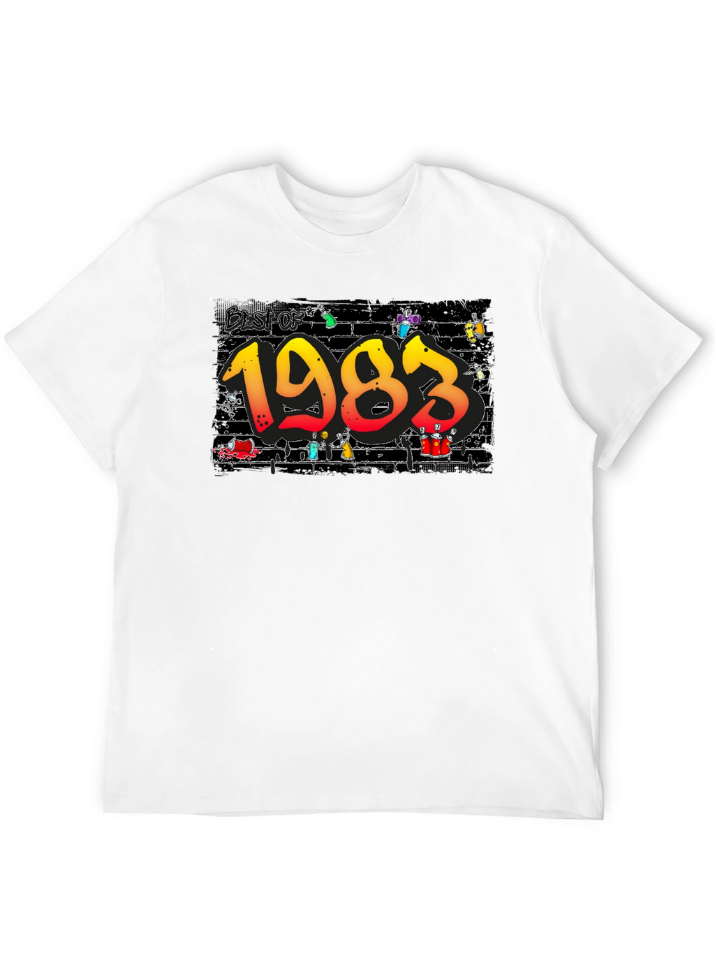 Best of 1983 Black Graphic Tee