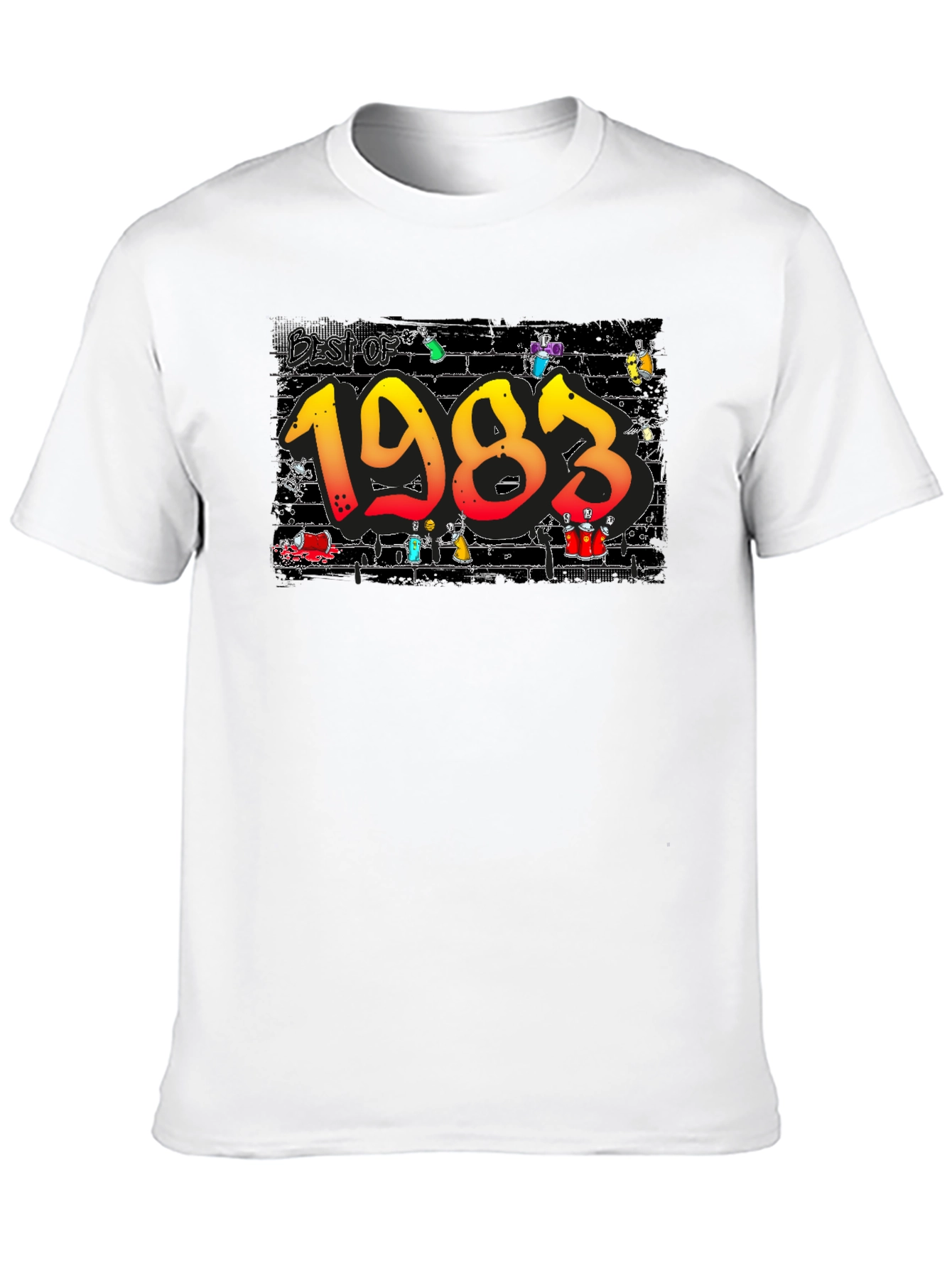 Best of 1983 Black Graphic Tee
