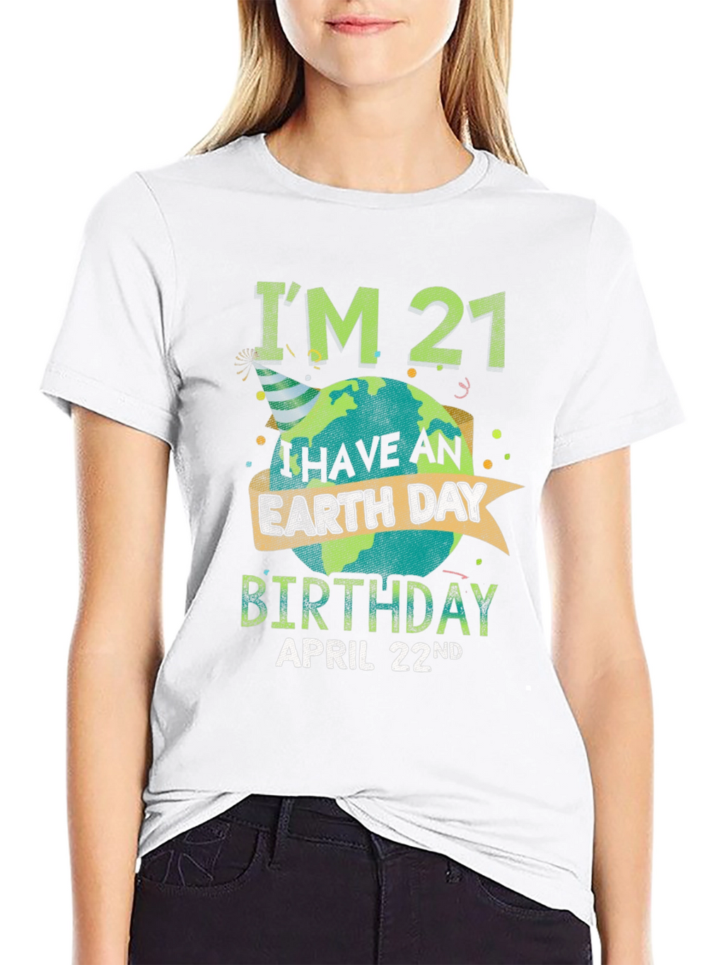 Earth Day 21st Birthday T-Shirt - April 22nd