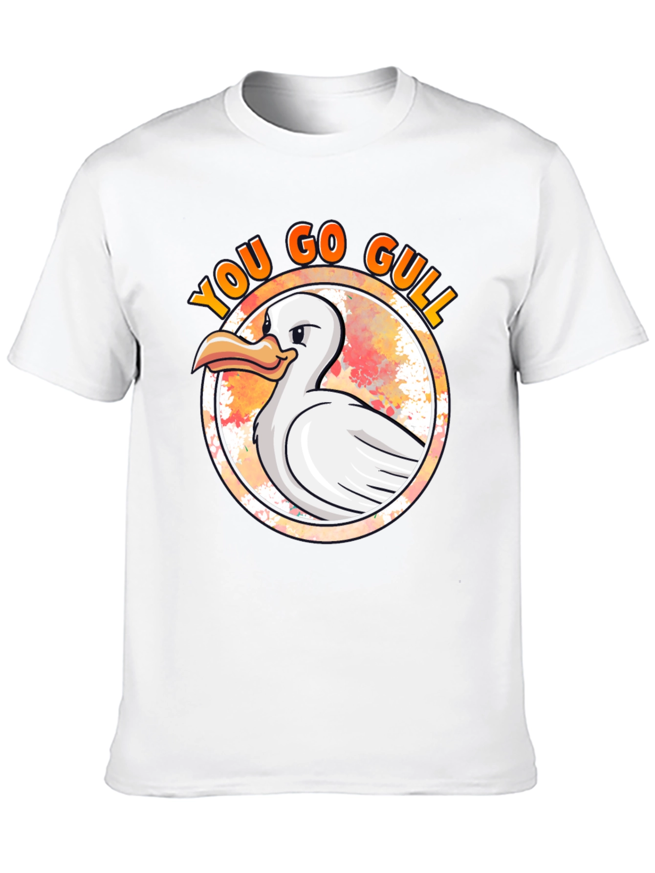 You Go Gull T-Shirt - Black Cotton Tee