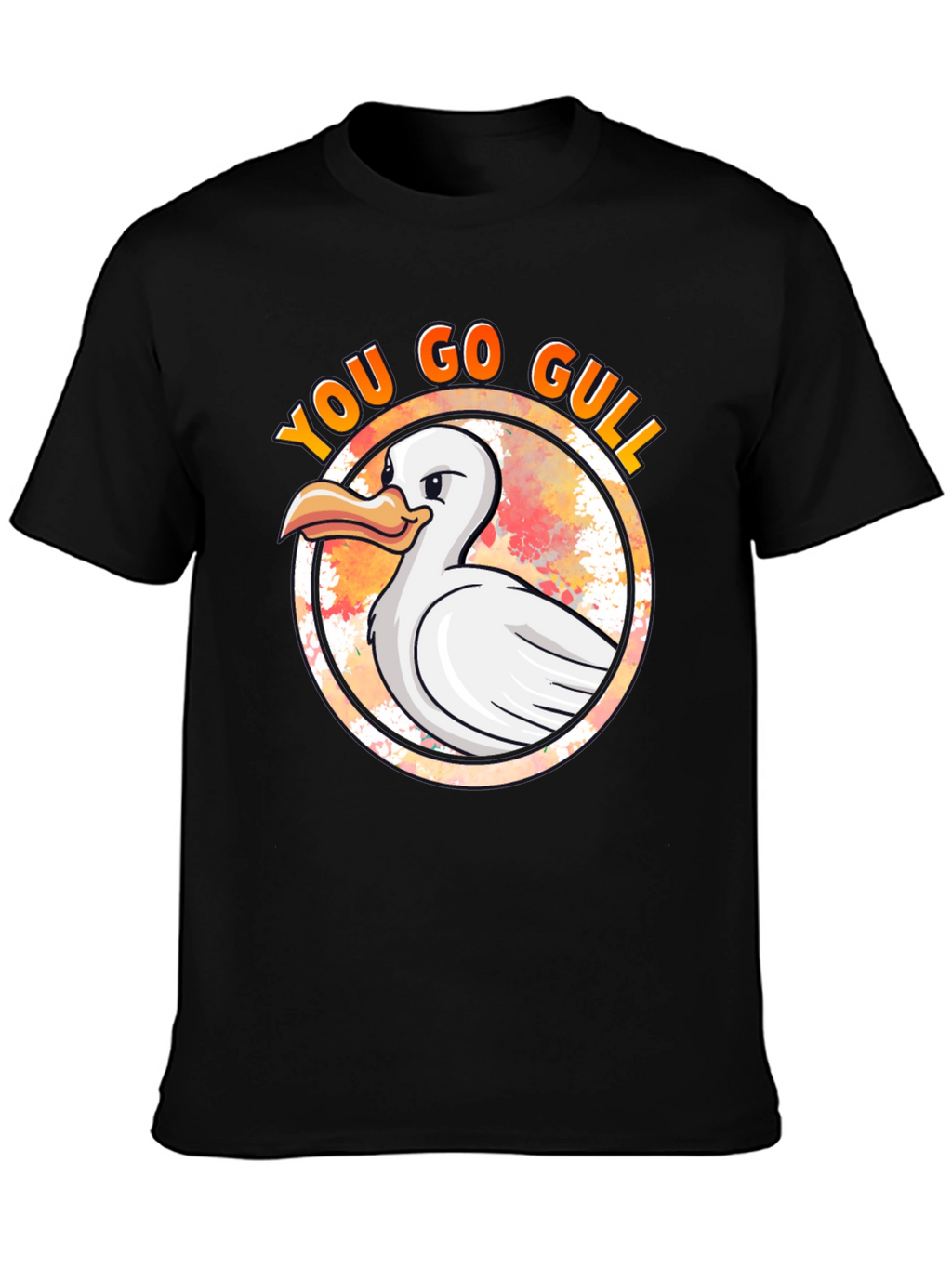 You Go Gull T-Shirt - Black Cotton Tee