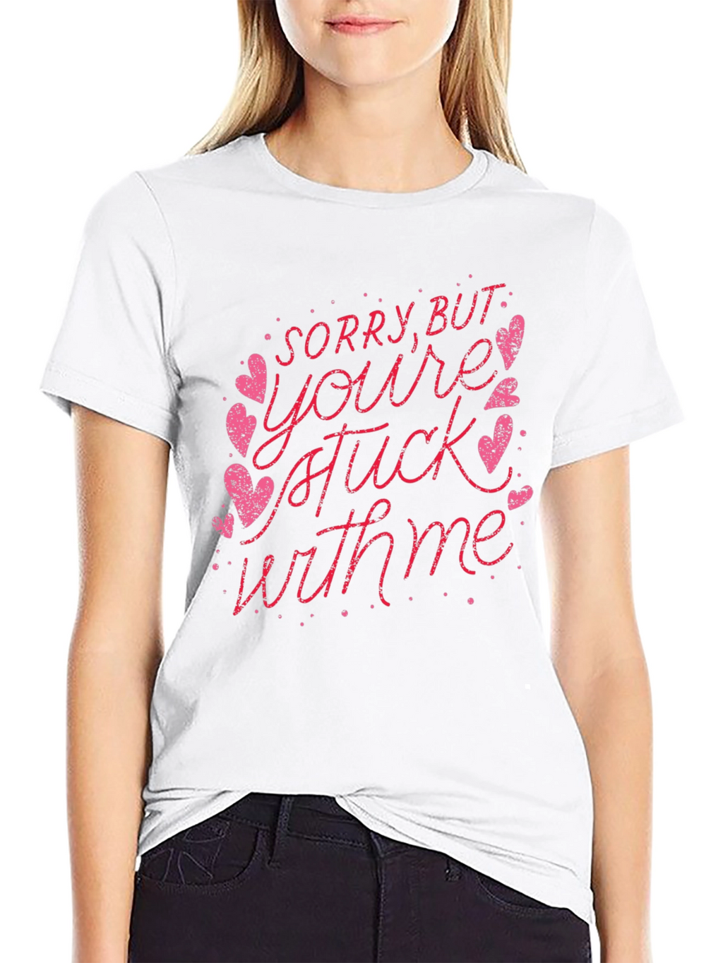 Stuck With Me Valentines Day T-Shirt