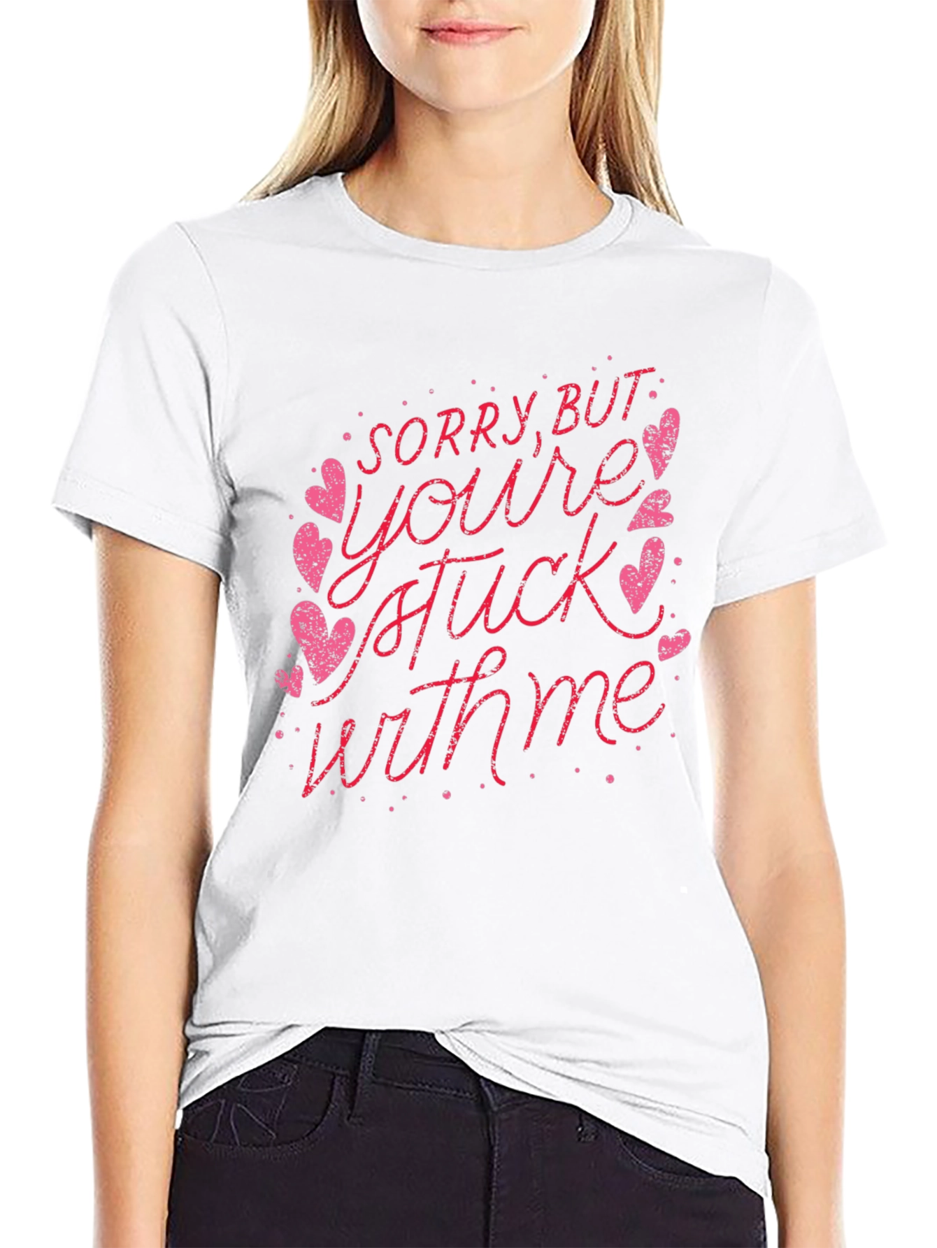 Stuck With Me Valentines Day T-Shirt
