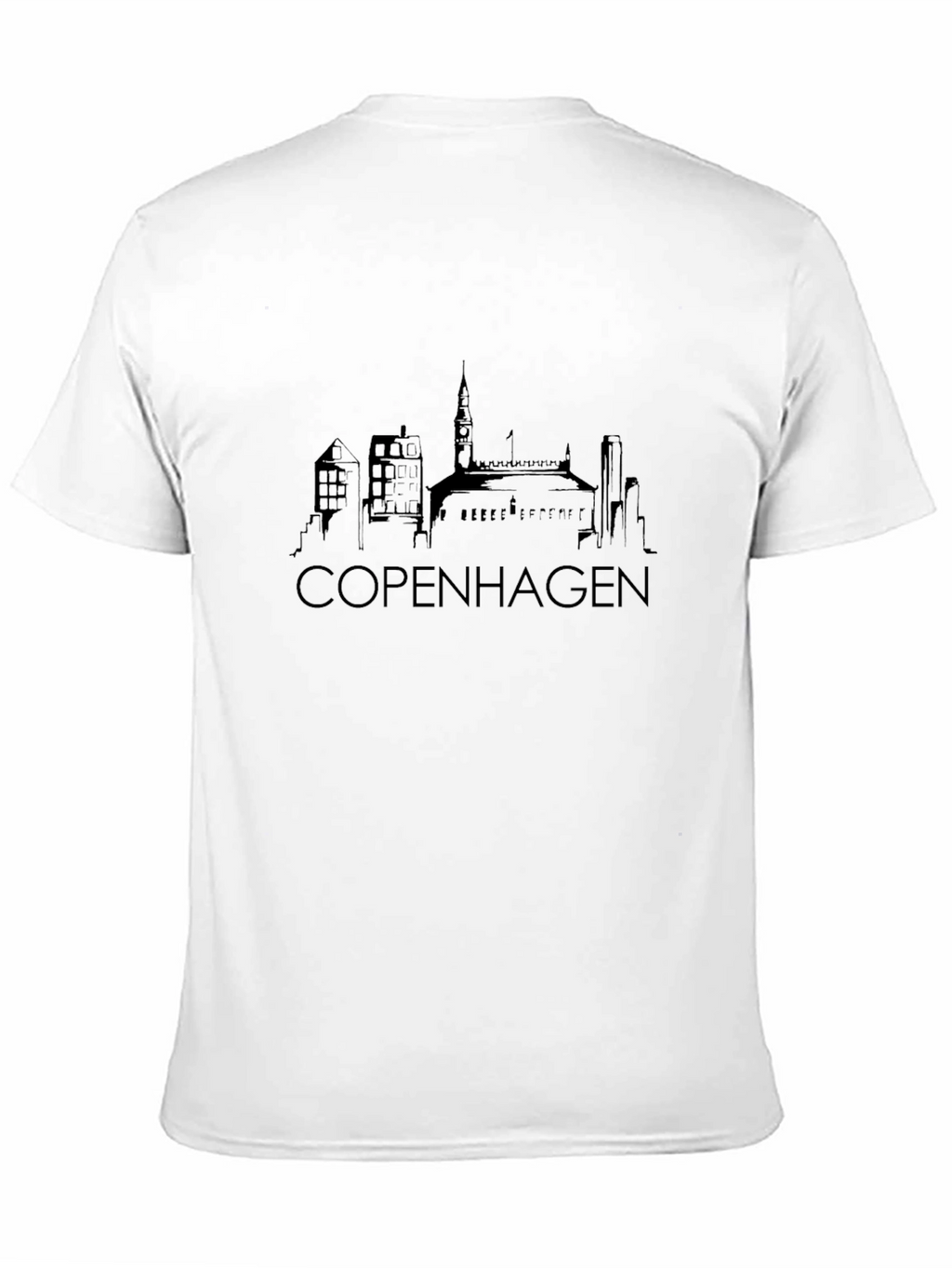 Copenhagen Skyline Graphic T-Shirt